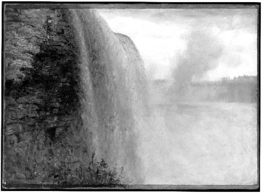Niagara del lado estadounidense - Albert Bierstadt