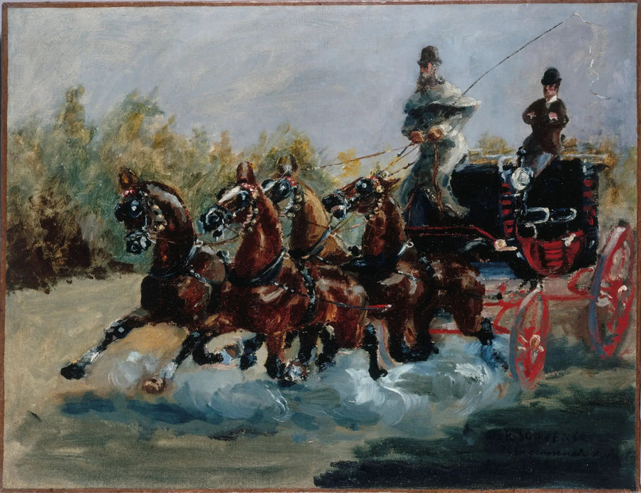 Bonito, recuerdo de la promenade des Anglais - Henri de Toulouse-Lautrec