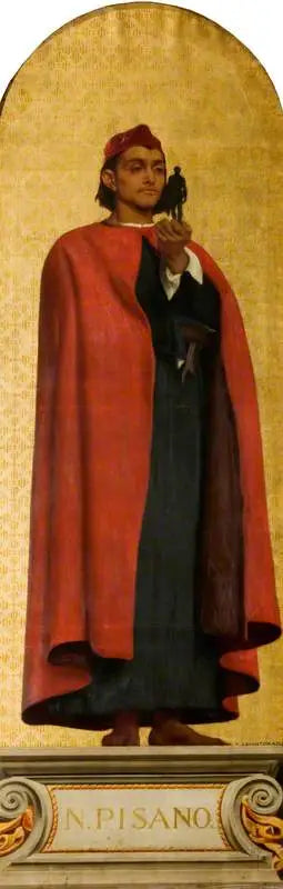 Nicola Pisano (c. 1220/1225–c. 1284) (proyecto para un mosaico en el Victoria and Albert Museum) - Frederic Leighton