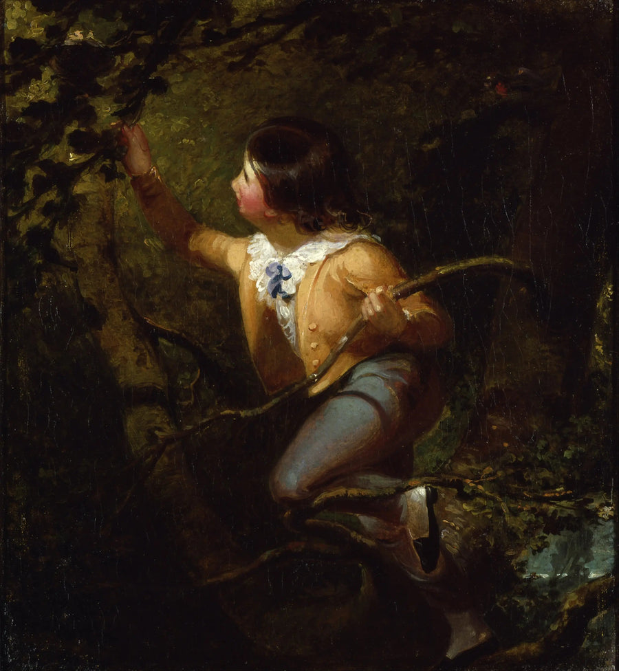 Anidación de aves - Emanuel Leutze