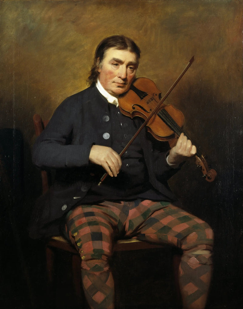 Niel Gow, 1727 - 1807. Violinista y compositor - Henry Raeburn