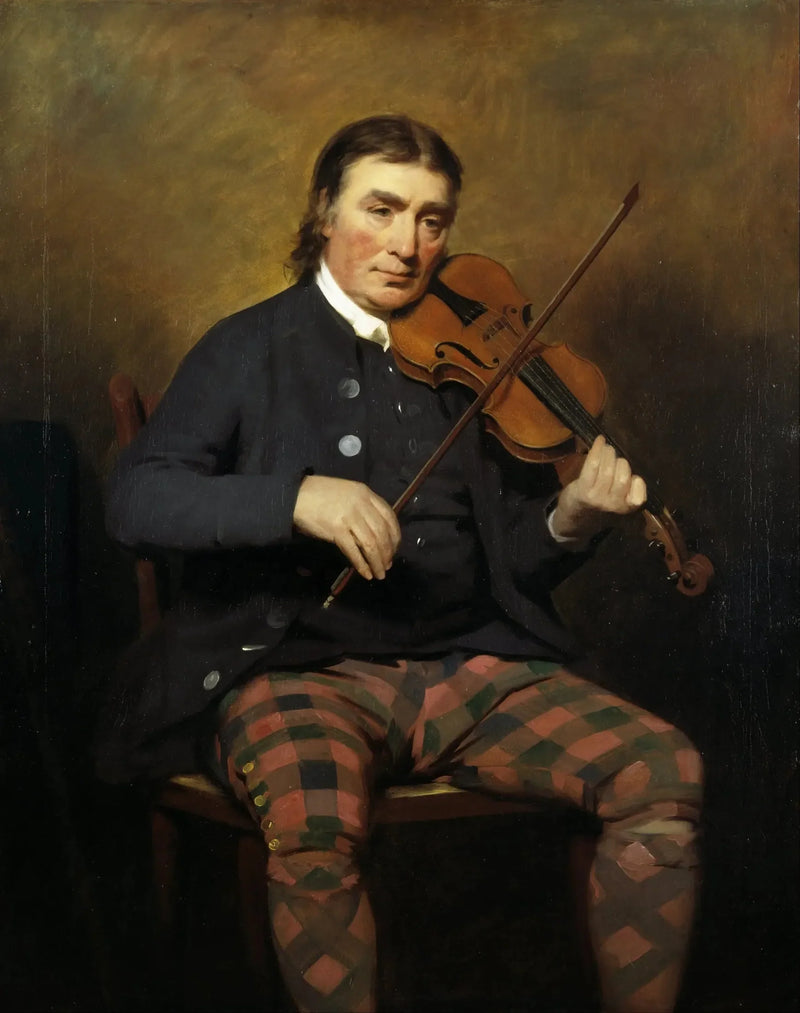 Niel Gow, 1727 - 1807. Violinista y compositor - Henry Raeburn