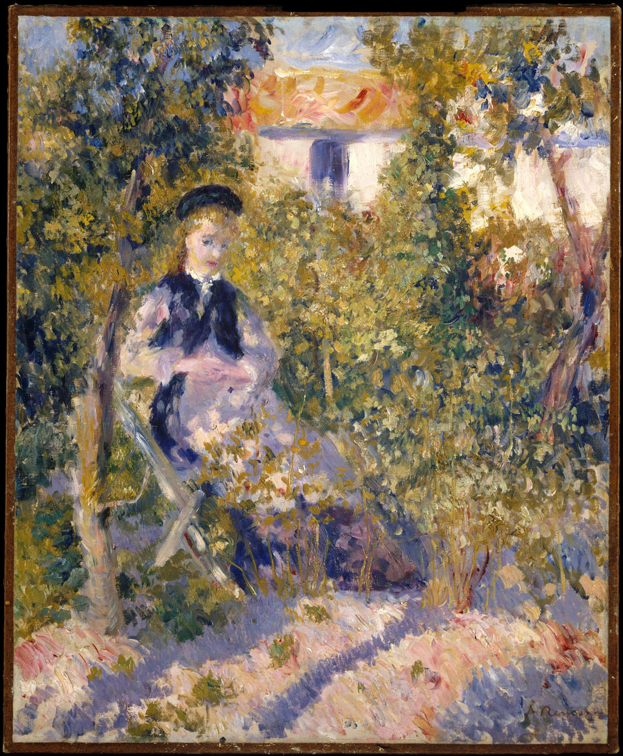 Nini en el jardín - Pierre-Auguste Renoir