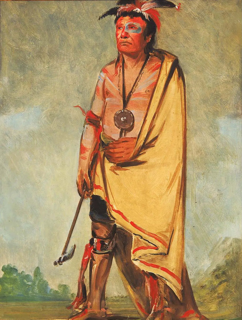 No-ak-chóo-she-kaw, Aquel que rompe los matorrales - George Catlin