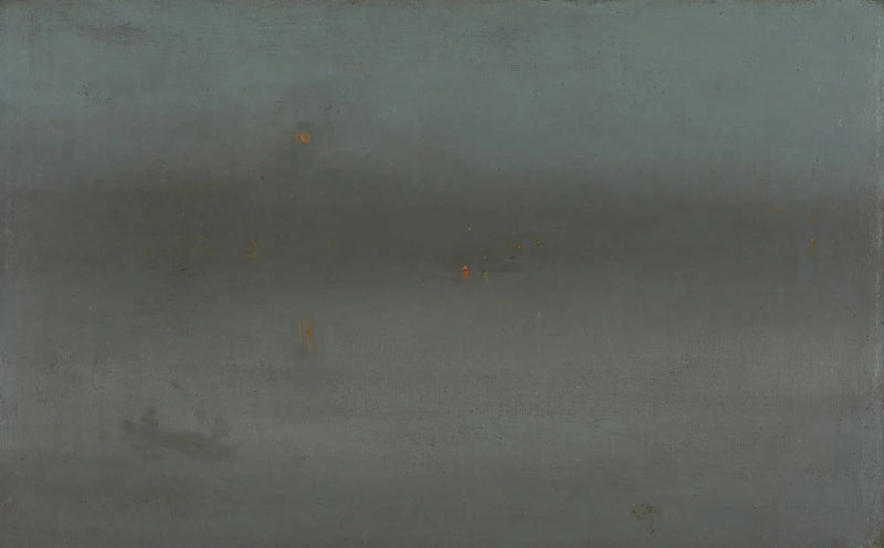 Nocturno, azul y plata: Battersea Reach - James Abbott McNeill Whistler