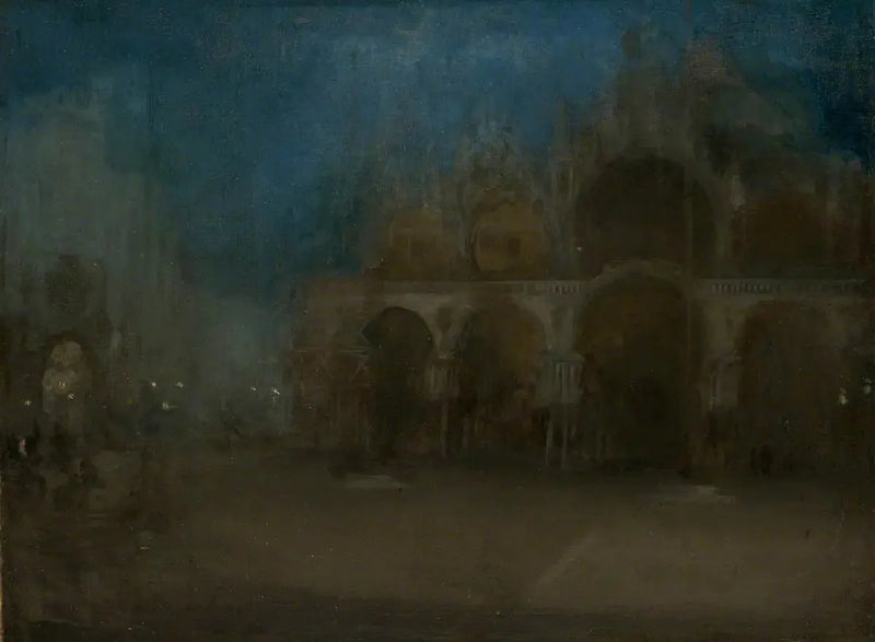 Nocturno: Azul y Oro, San Marcos, Venecia - James Abbott McNeill Whistler