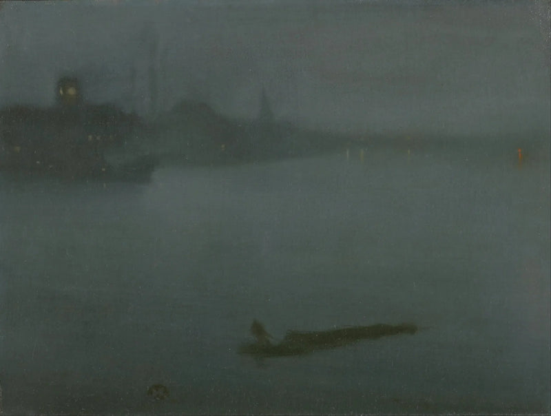 Nocturno en azul y plata - James Abbott McNeill Whistler