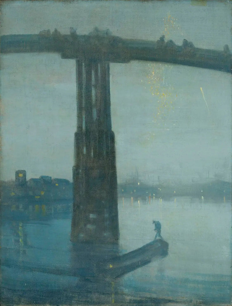 Nocturno en azul y oro - el Viejo Puente de Battersea - James Abbott McNeill Whistler