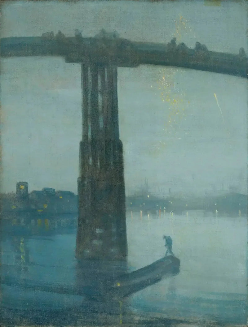 Nocturno en azul y oro - el Viejo Puente de Battersea - James Abbott McNeill Whistler