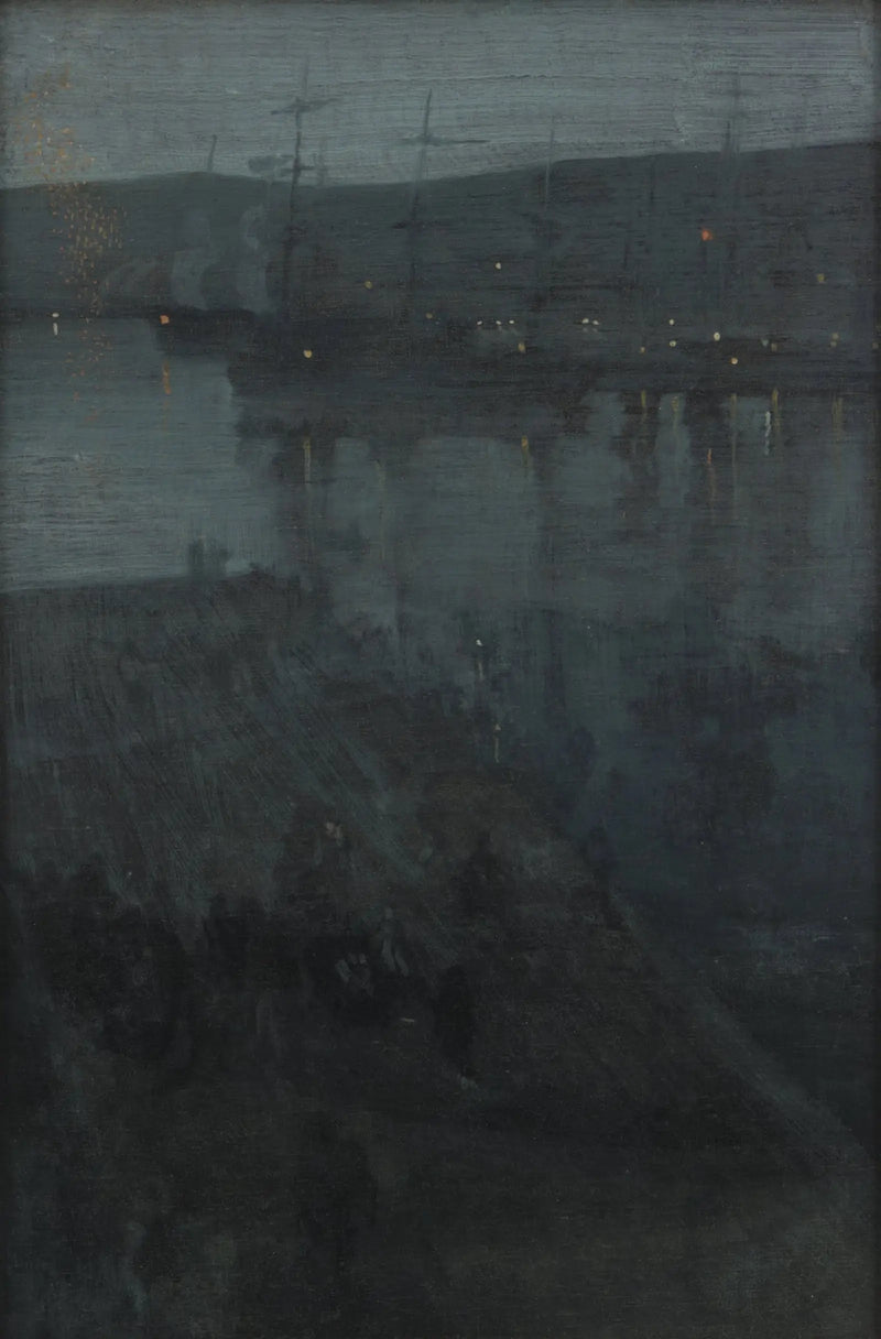 Nocturno en azul y oro: Valparaíso - James Abbott McNeill Whistler