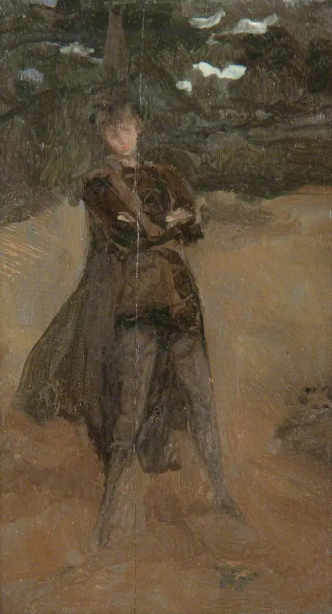 Nota en verde y marrón: Orlando en Coombe - James Abbott McNeill Whistler