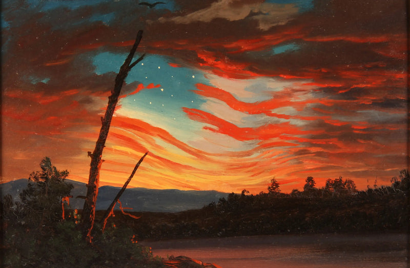 Nuestra bandera en el cielo - Frederic Edwin Church