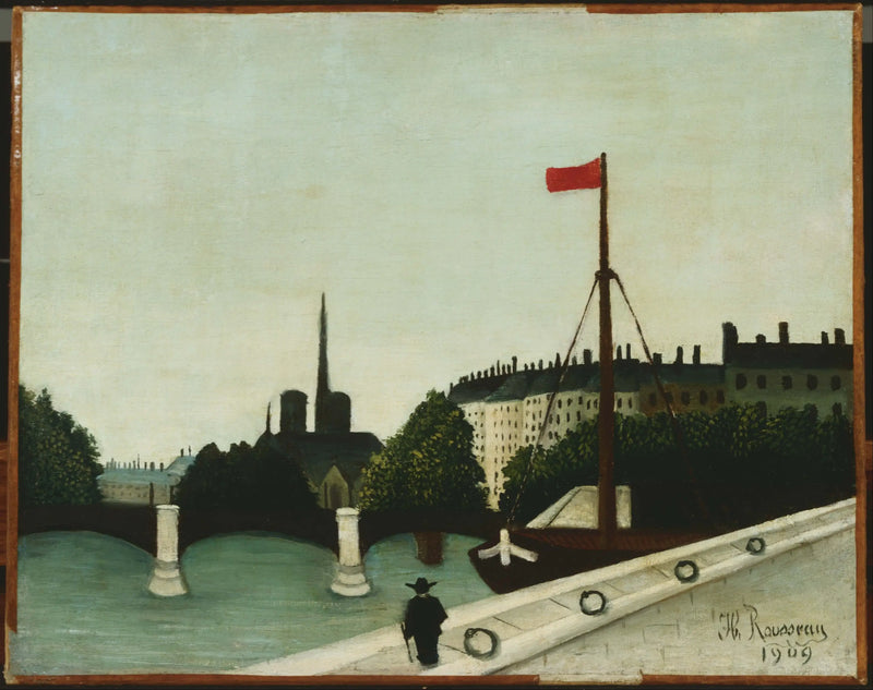 Notre-Dame vista desde el muelle Henri IV - Henri Rousseau