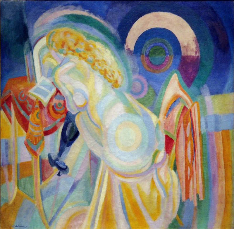 Mujer en el tocador - Robert Delaunay