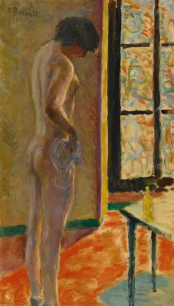 Desnudo en la ventana - Pierre Bonnard