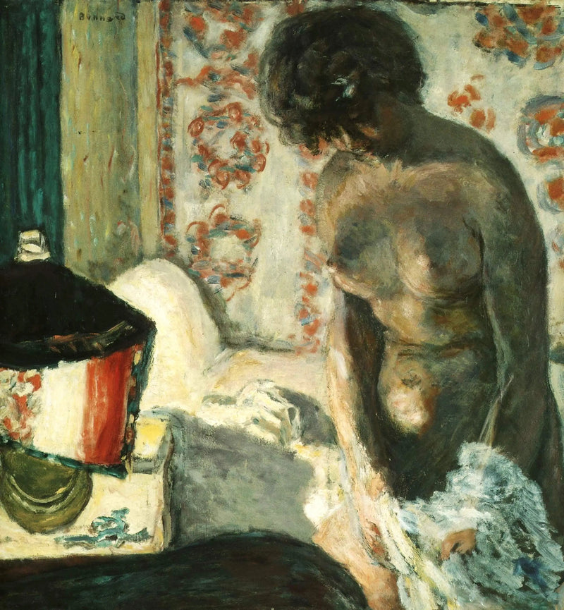 Desnudo a la lámpara - Pierre Bonnard