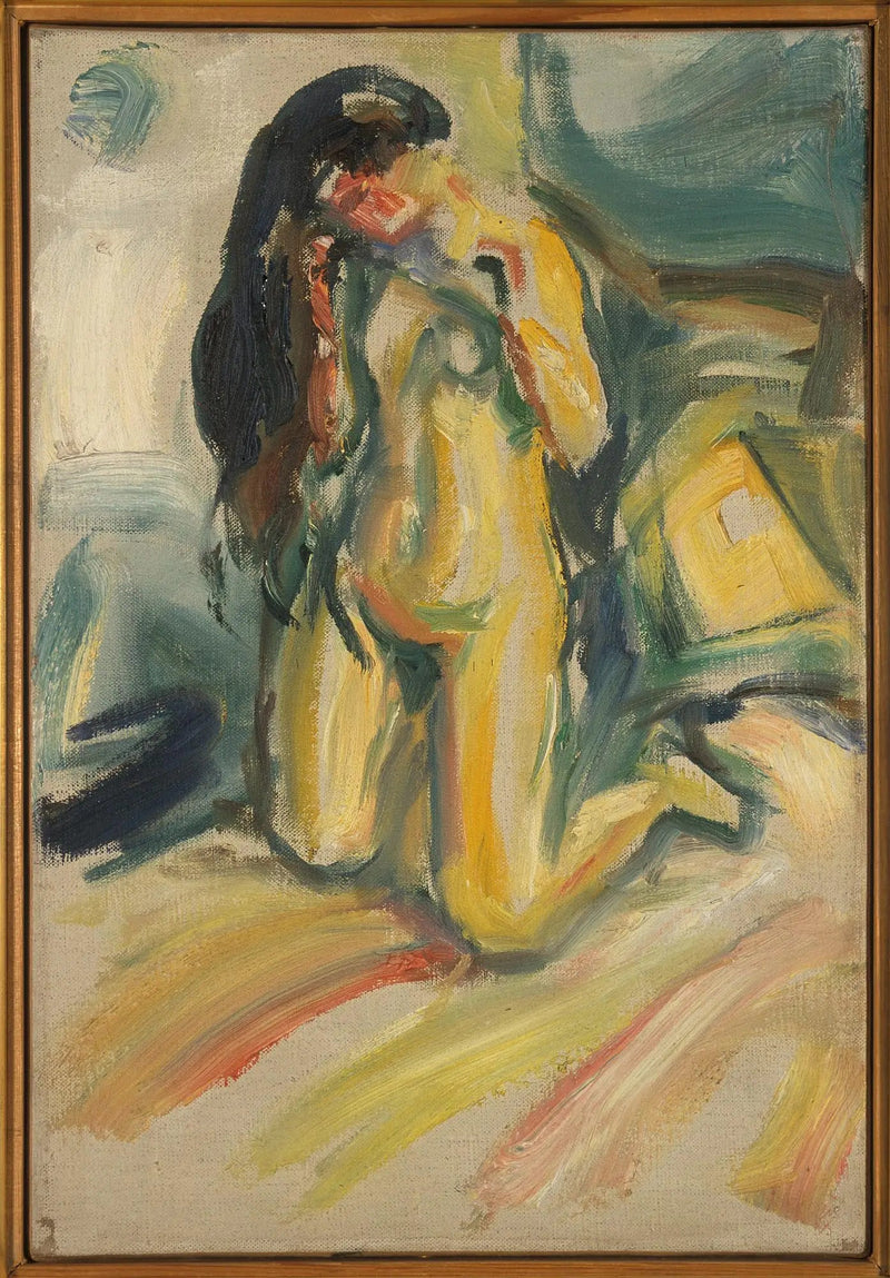 Nu arrodillado - Edvard Munch