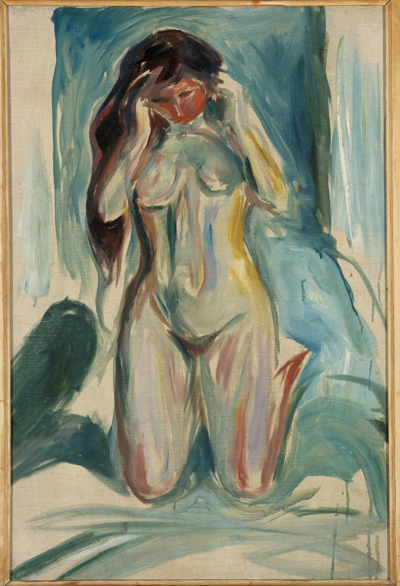Nu arrodillado - Edvard Munch