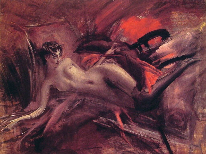 Nu acostado - Giovanni Boldini
