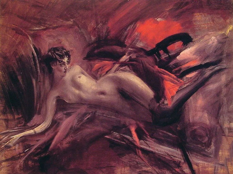 Nu acostado - Giovanni Boldini