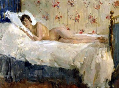 Desnudo reclinado - Isaac Israels