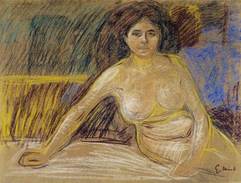 Mujer sentada - Edvard Munch