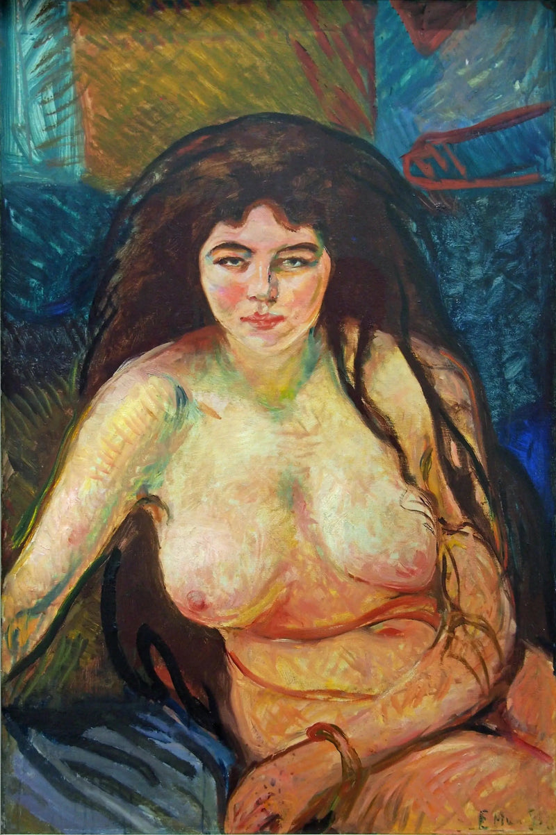 Mujer sentada - Edvard Munch
