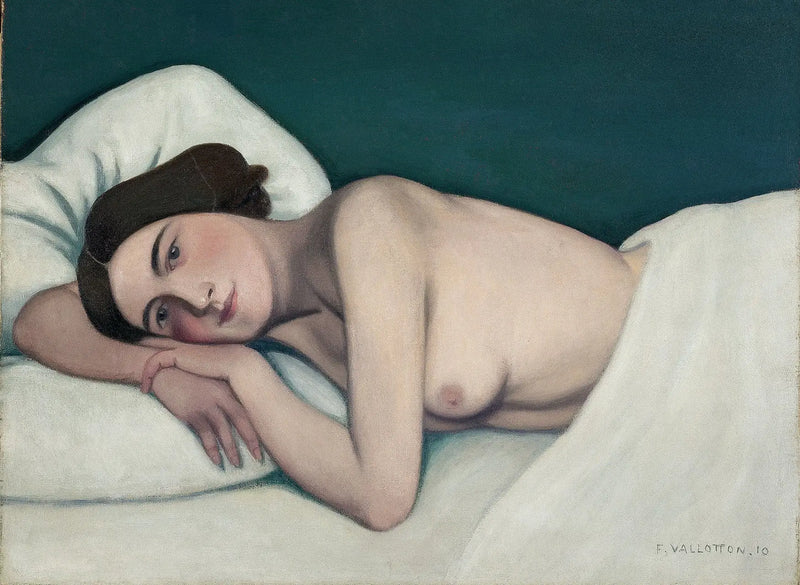 Solo en la cama - Félix Vallotton
