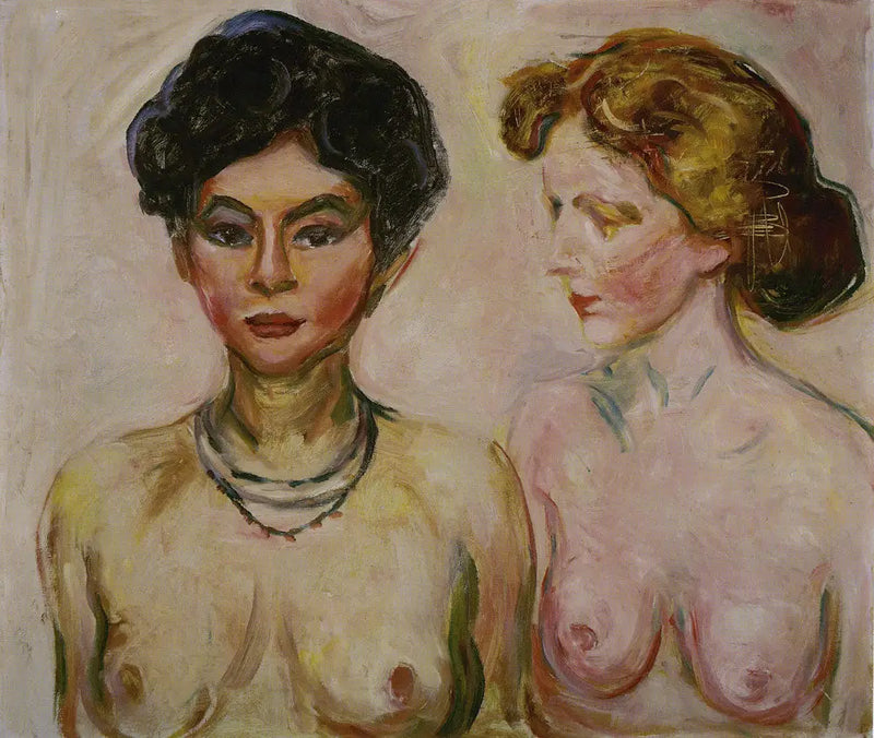 Rubia y morena - Edvard Munch