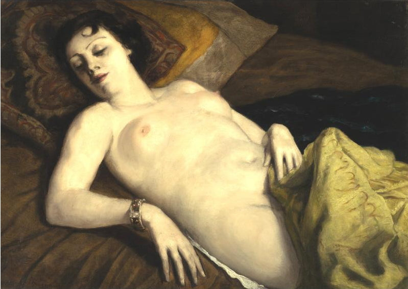 Nu acostado en la pulsera - Émile Bernard