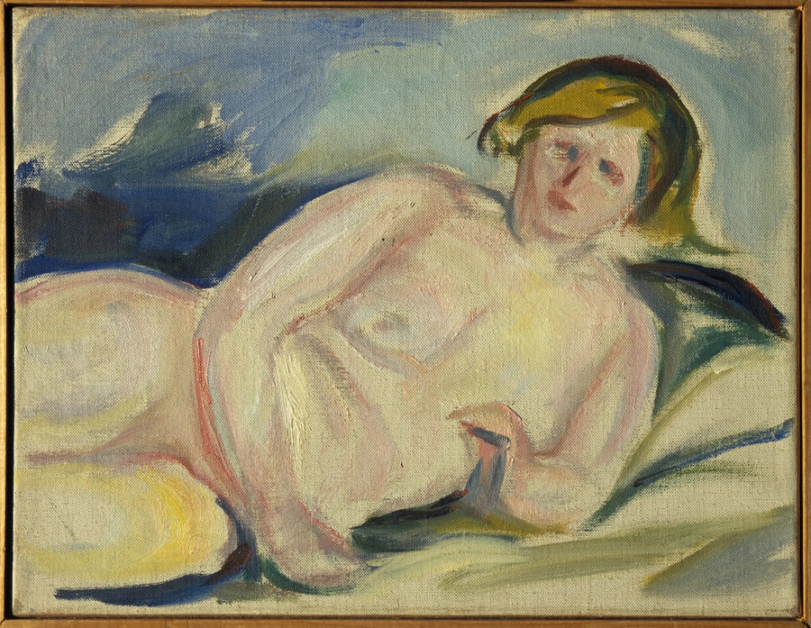 Desnudo reclinado - Edvard Munch