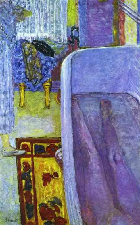 Desnuda en la bañera - Pierre Bonnard