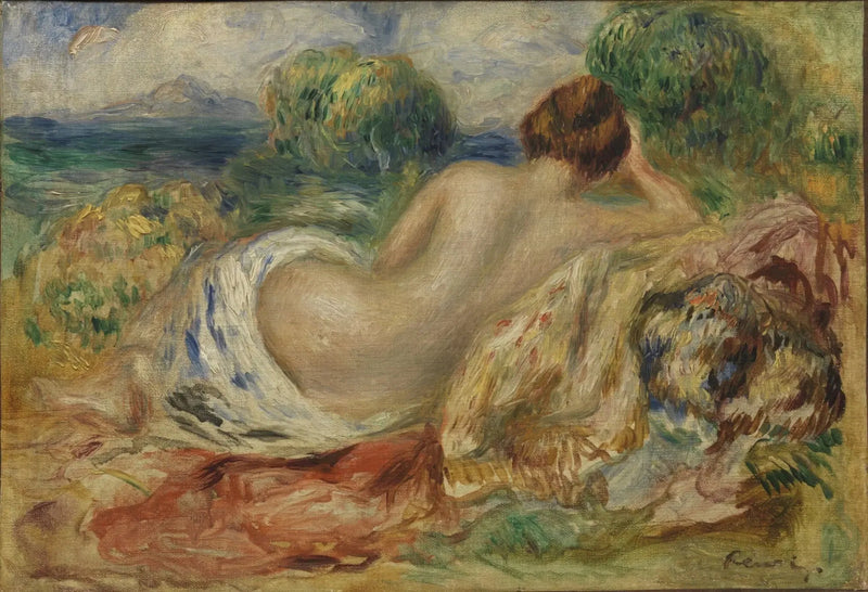 Desnudo en un paisaje - Pierre-Auguste Renoir