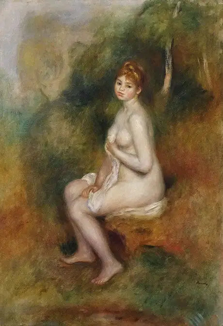Desnudo en un paisaje - Pierre-Auguste Renoir