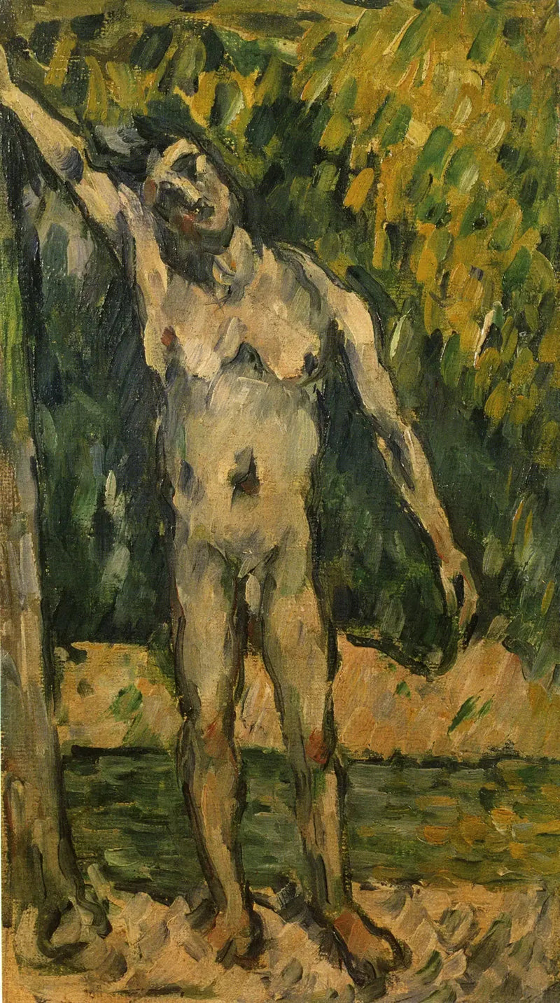 Desnudo de joven bañista - Paul Cézanne