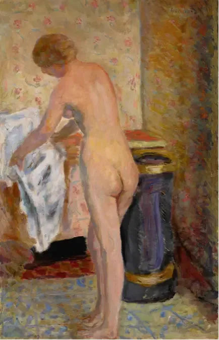 Nu de pie con la toalla - Pierre Bonnard