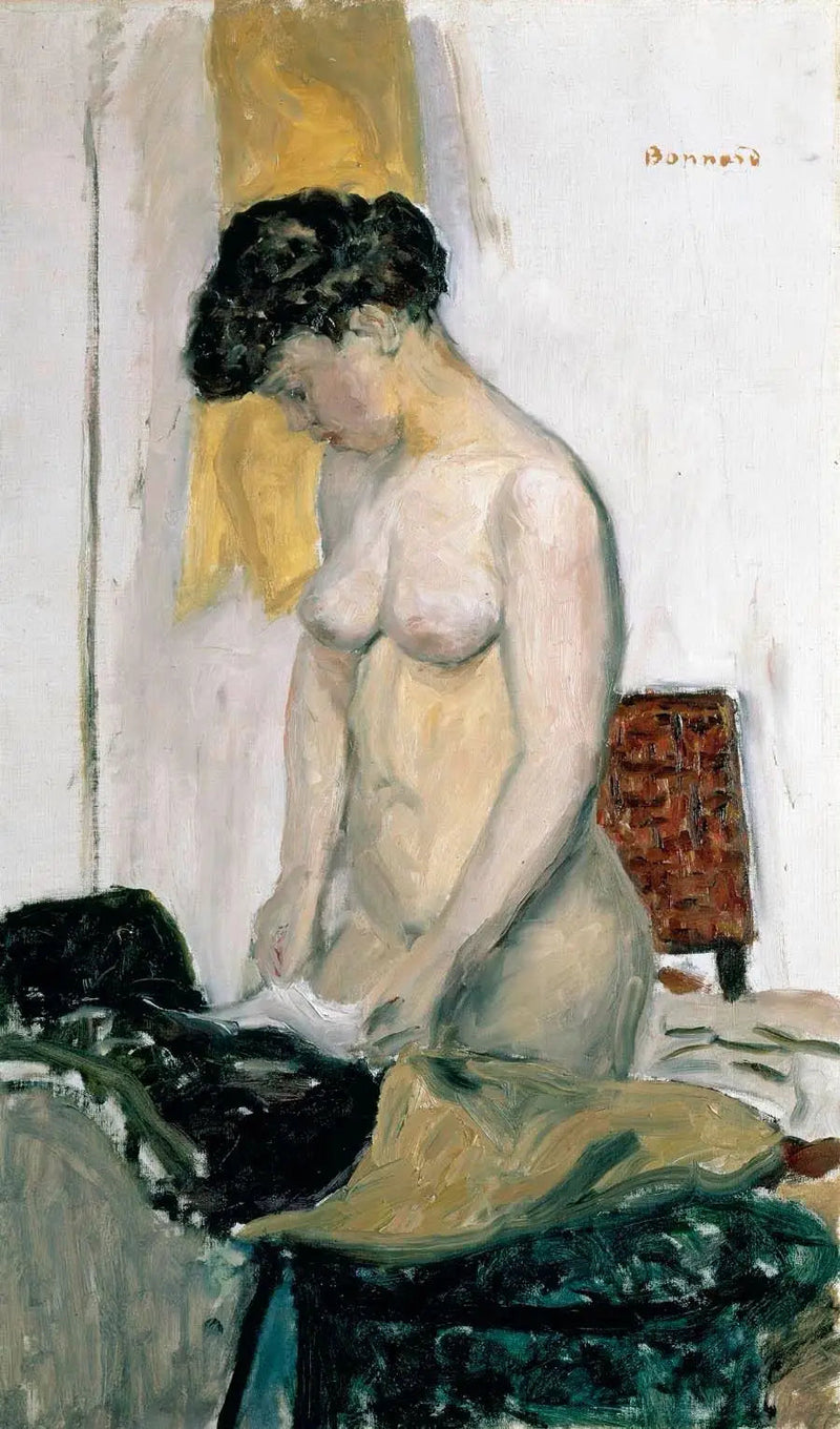 Nu de pie, de perfil - Pierre Bonnard