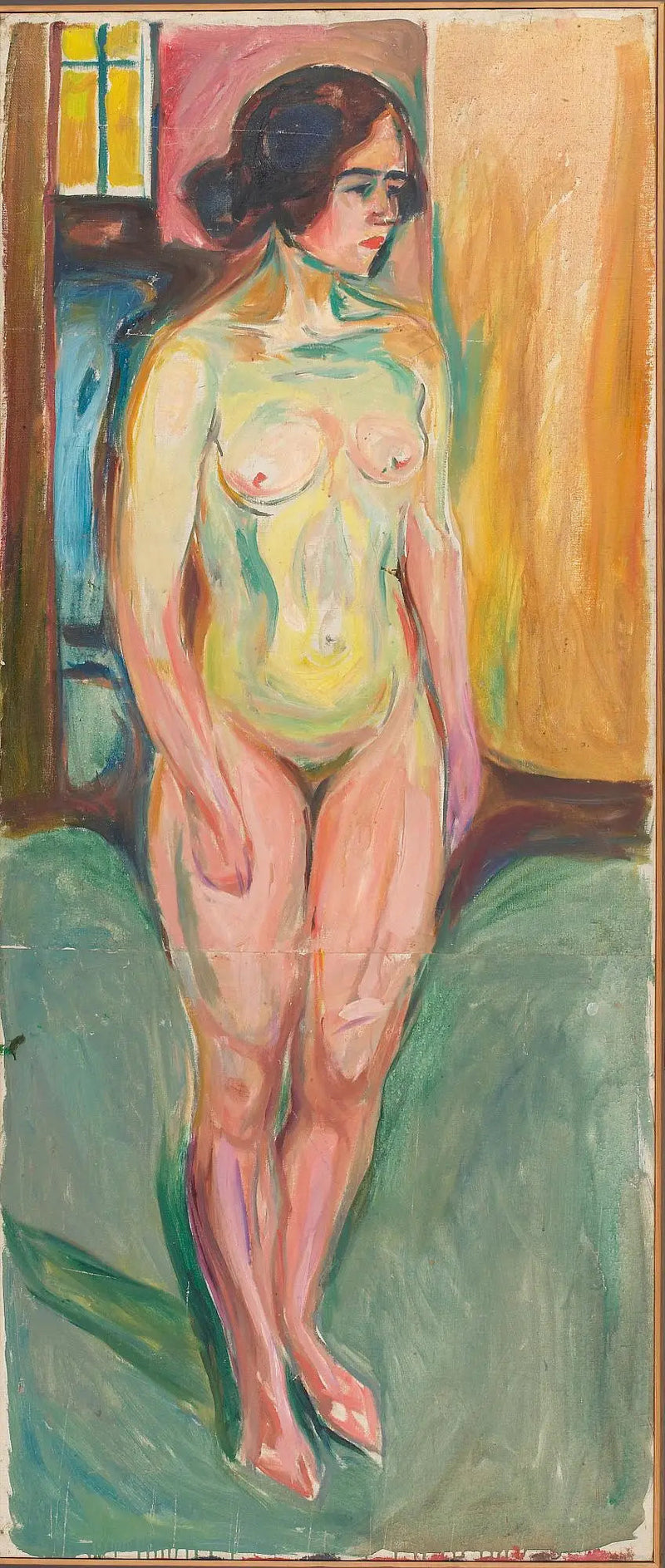 Nu de pie: mediodía - Edvard Munch