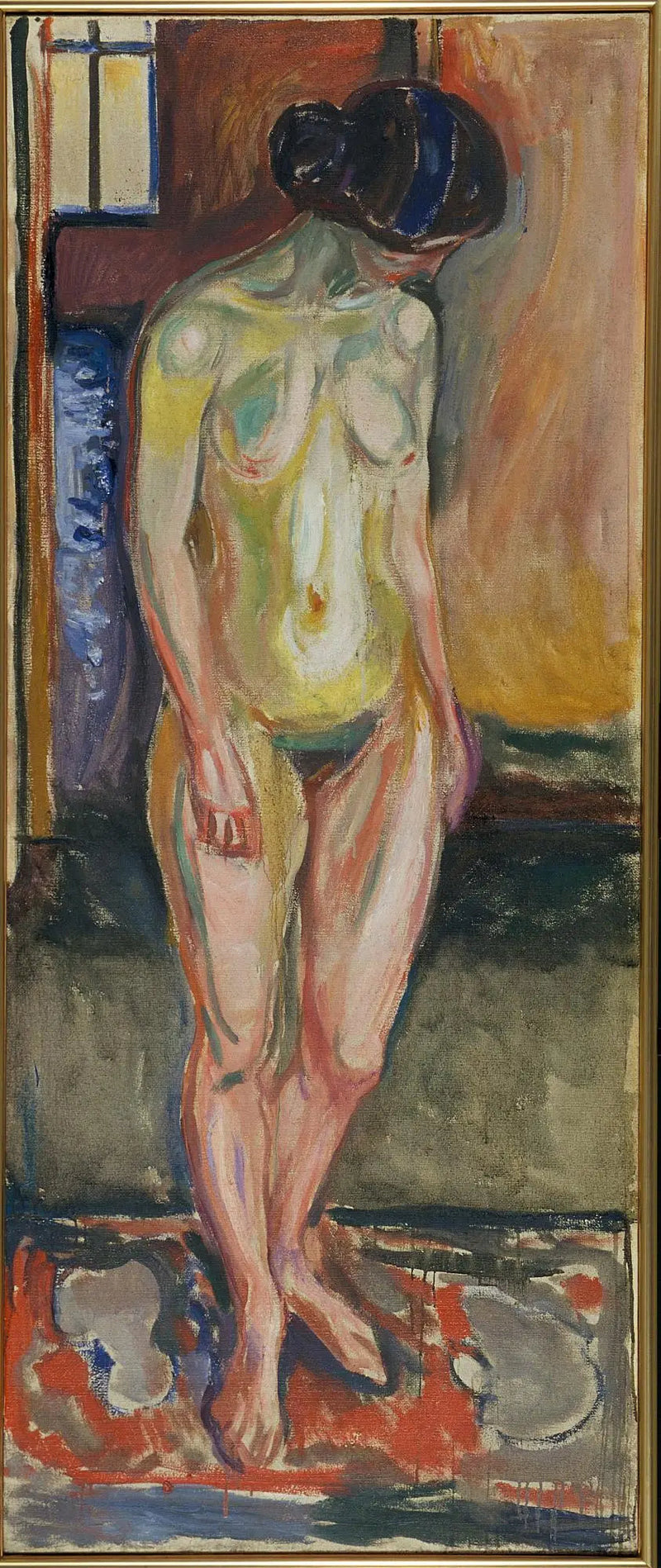 Nu de pie: tarde - Edvard Munch