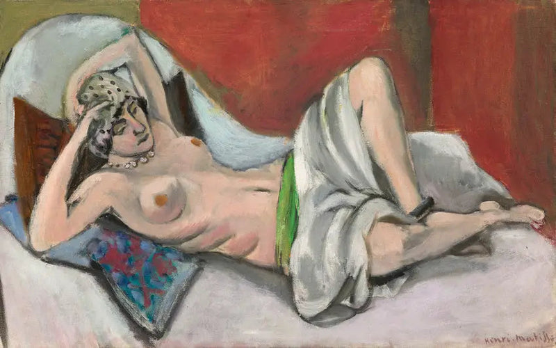 Nu drapeado extendido - Henri Matisse