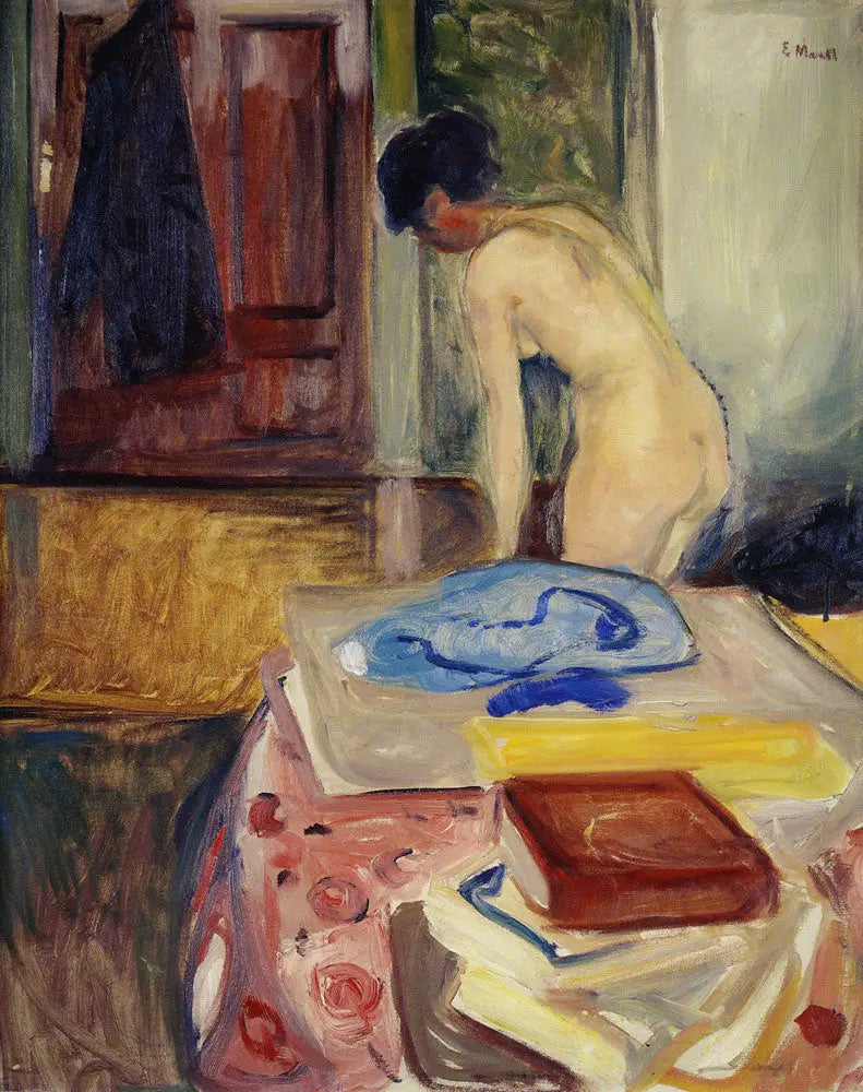 Desnudo en interior - Edvard Munch