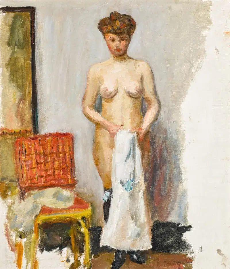 Nu. La silla roja - Pierre Bonnard