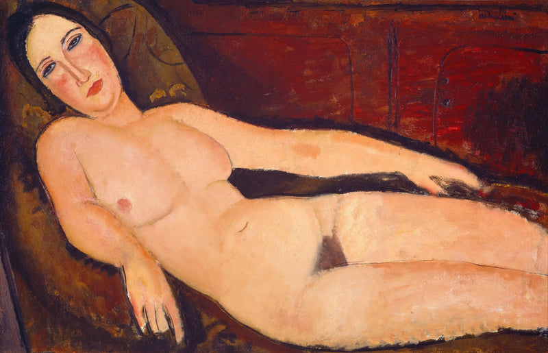 Nu en un diván - Amedeo Modigliani