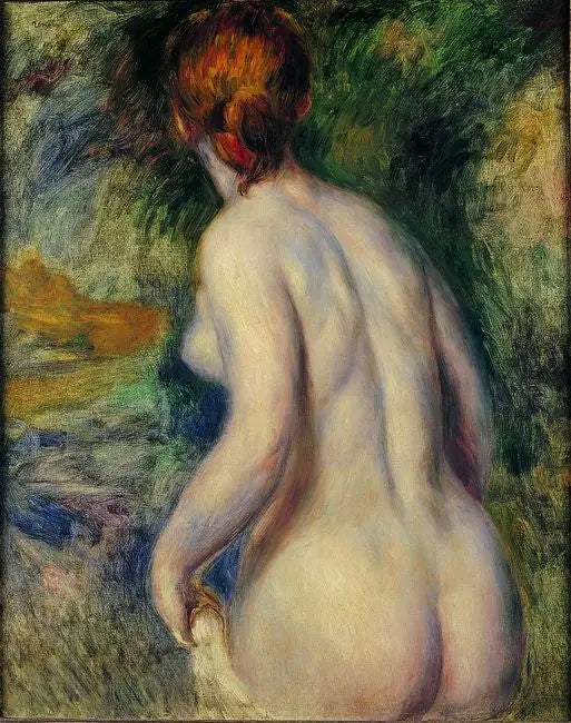 Nu visto de espaldas - Pierre-Auguste Renoir