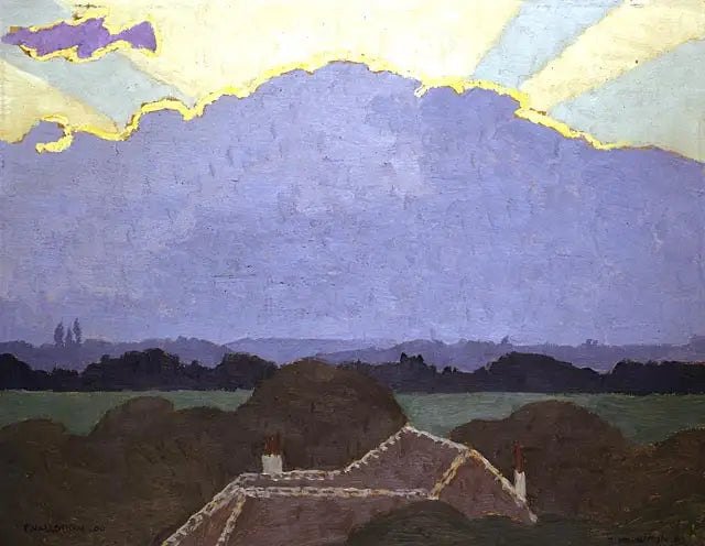 Nube en Romanel - Félix Vallotton