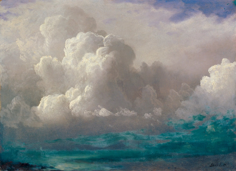Nubes de tormenta - Albert Bierstadt