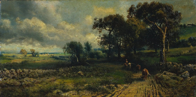 Nubes lanosas - George Inness