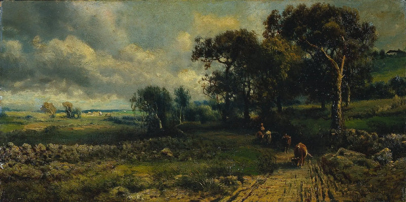 Nubes lanosas - George Inness
