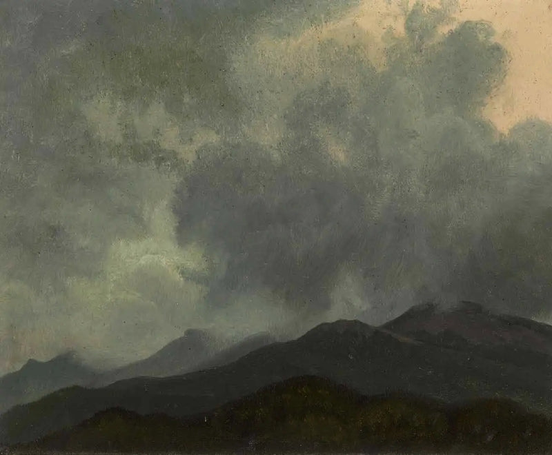 Nubes turbulentas, Montañas blancas, New Hampshire - Albert Bierstadt