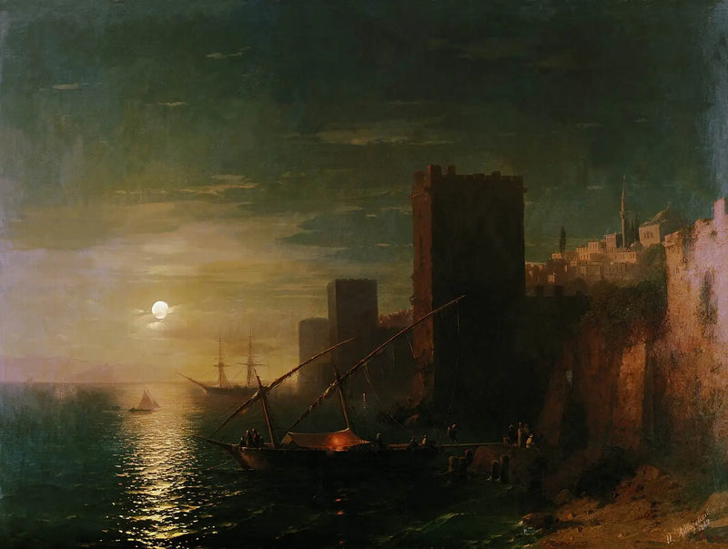 Noche en Constantinopla - Iván Aïvazovski